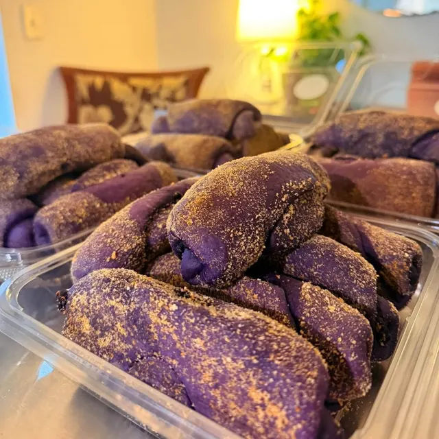 Ube Spanish Bread